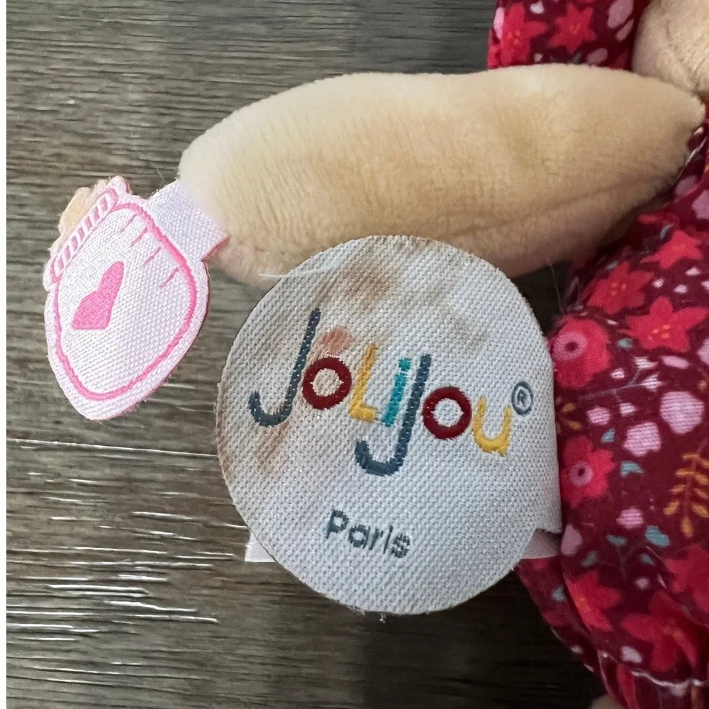 Jolijou Maelle Baby Doll 8"‎ Plush Paris France Stuffed Toy - Picture 2 of 5